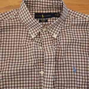 Ralph Lauren Button Down, stretch fit medium